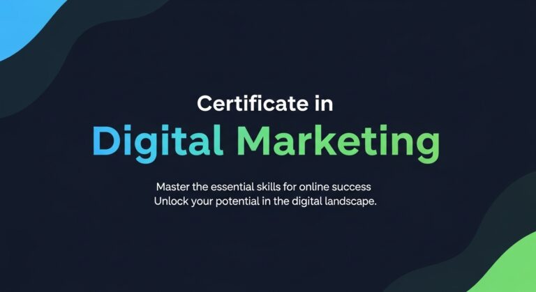 Certificate In Digital Marketing